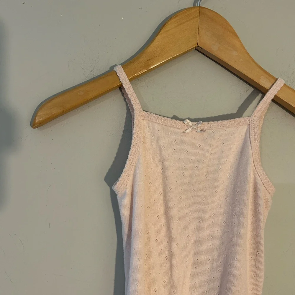 $12 ADD ON H&M Jamie Kay pink pointelle 6-9M Zara‎ top shirt